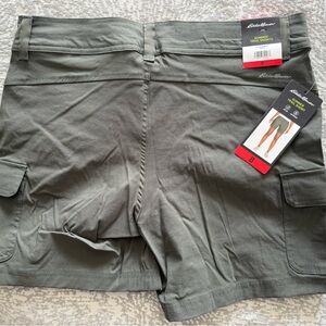 Eddie Bauer Olive Green Outdoor Shorts